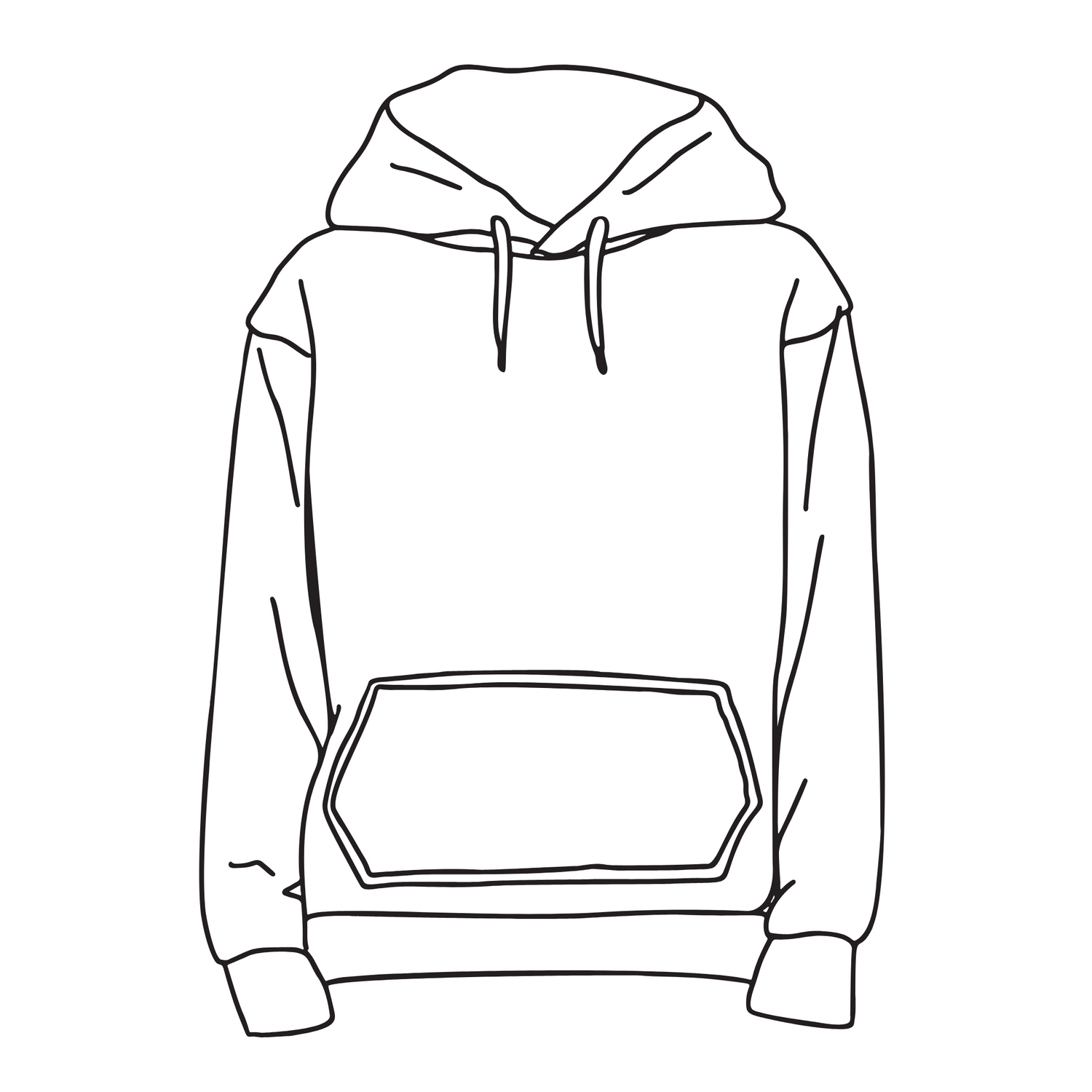 Sweatshirt - Black Outline Icon