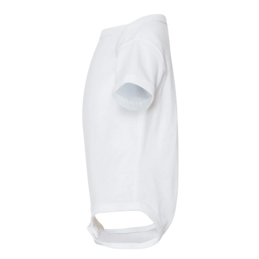 I'm Just Here For The Snacks Football Onesie - side view