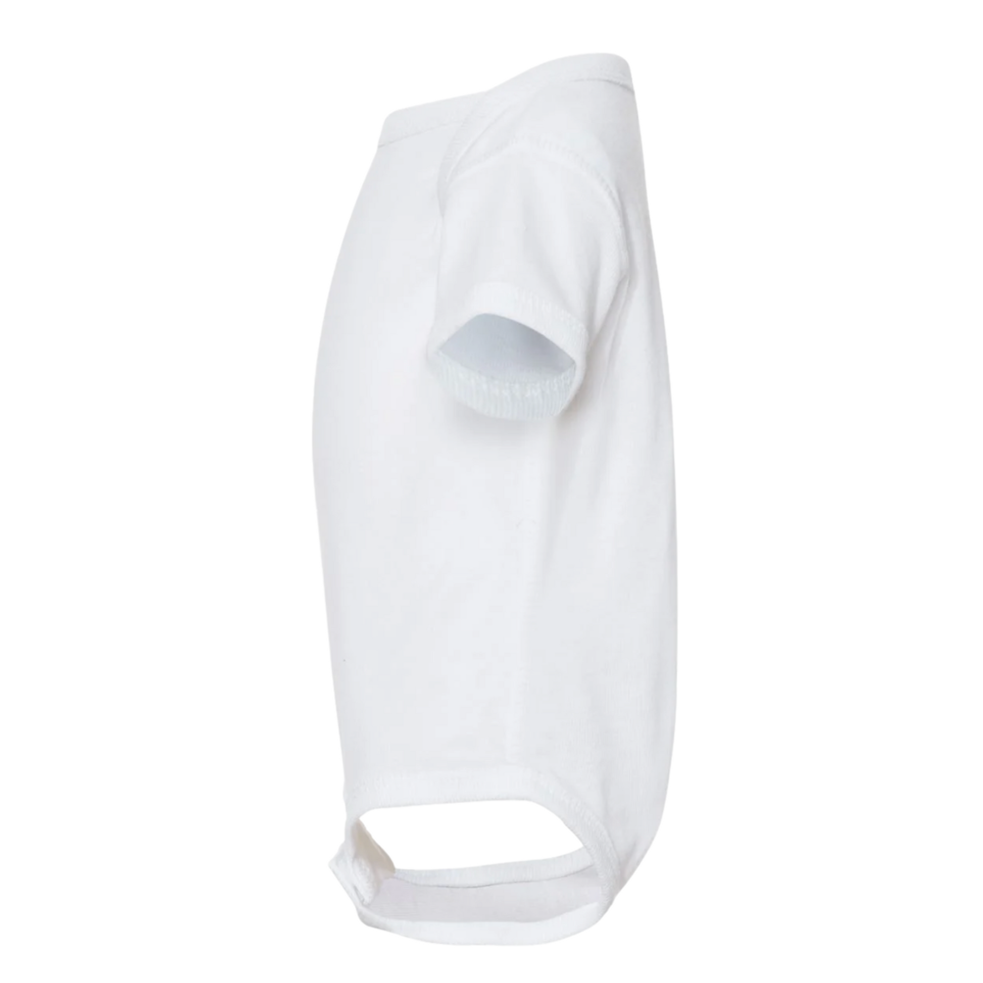 Rainbow Onesie white side view