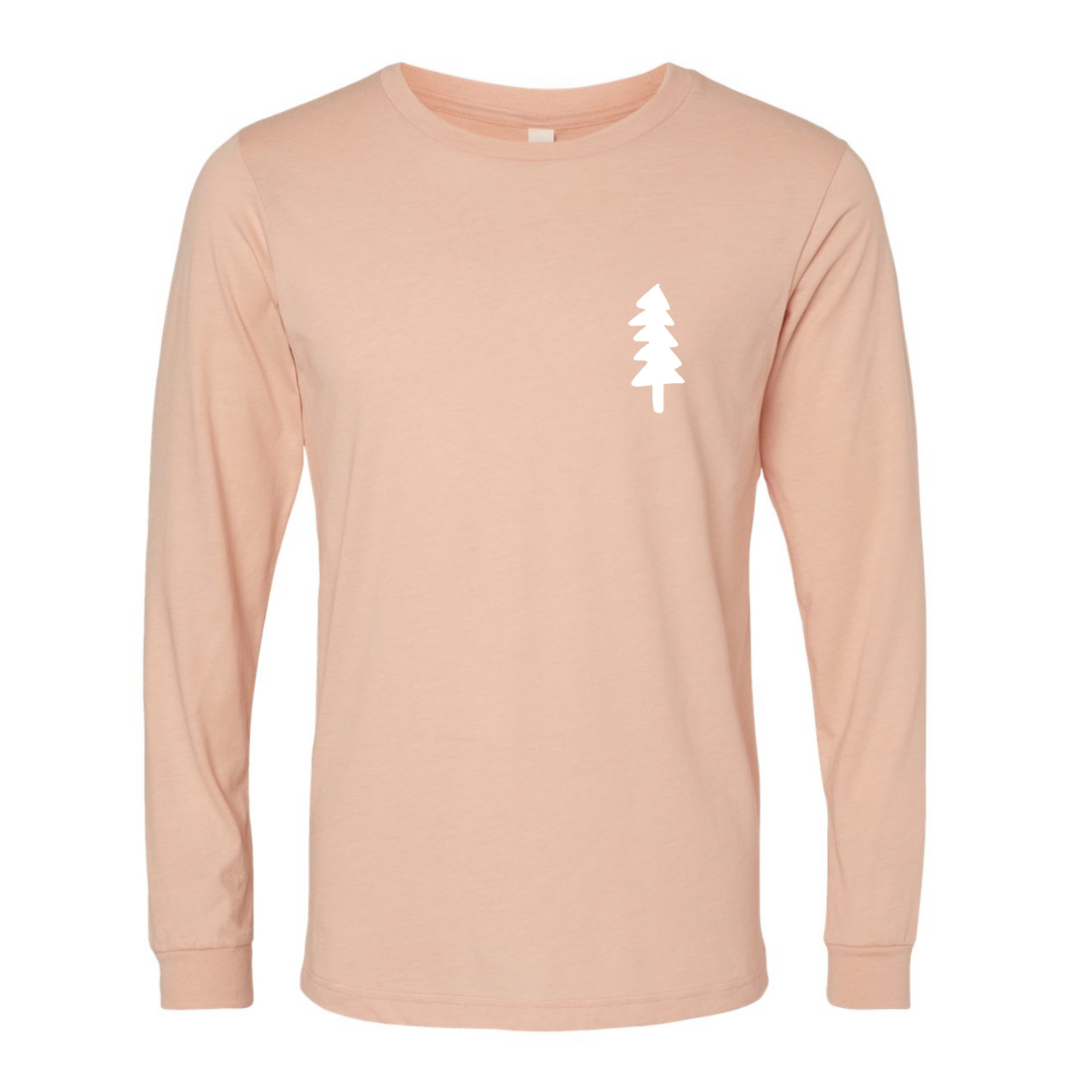 Camping Is My Happy Place Long Sleeve T-Shirt - front view