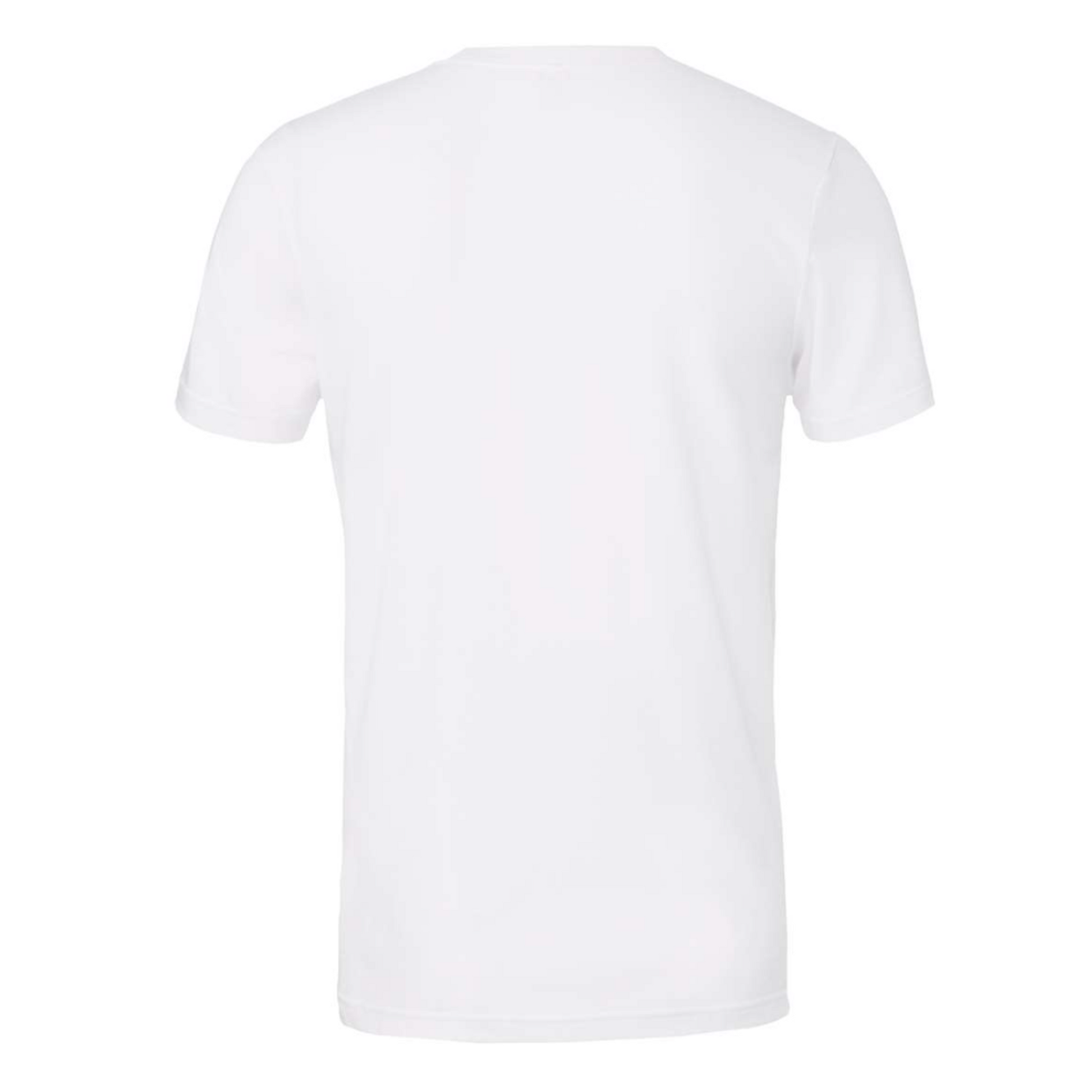 Plain white t-shirt on a white background