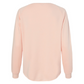 It's A Beautiful Day To Learn Crewneck Sweatshirt in pink - back view.