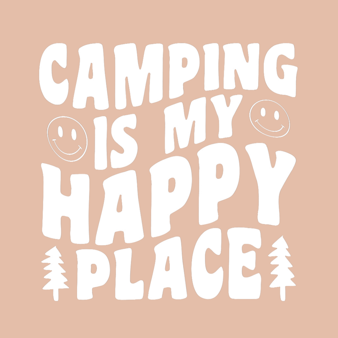 Camping Is My Happy Place Long Sleeve T-Shirt