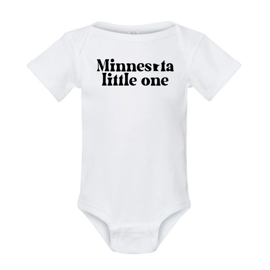 Minnesota Little One Onesie -front view