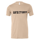 Lake It Easy T-Shirt in tan - front view