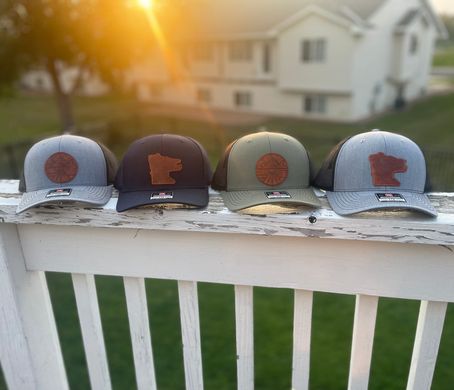 Collection of Outdoor Lake Hats and Minnesota Hats