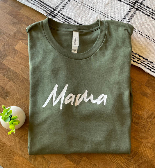 Green Mama - T-Shirt - folded - stylized