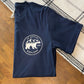 Go Outside & Explore - T-Shirt - folded front pocket view - stylized