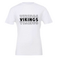 Vikings - T-Shirt - front view - white with black writing