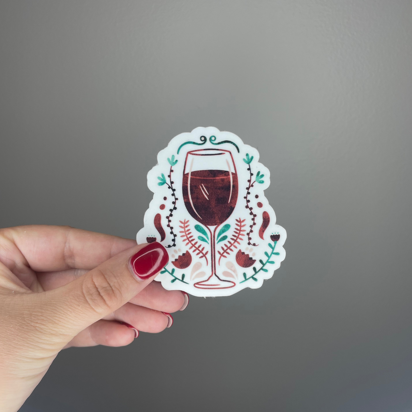 Red Wine Sticker