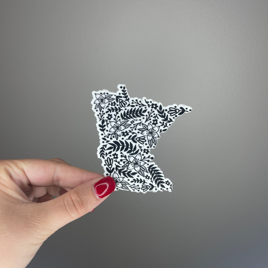 Leafy Minnesota Sticker