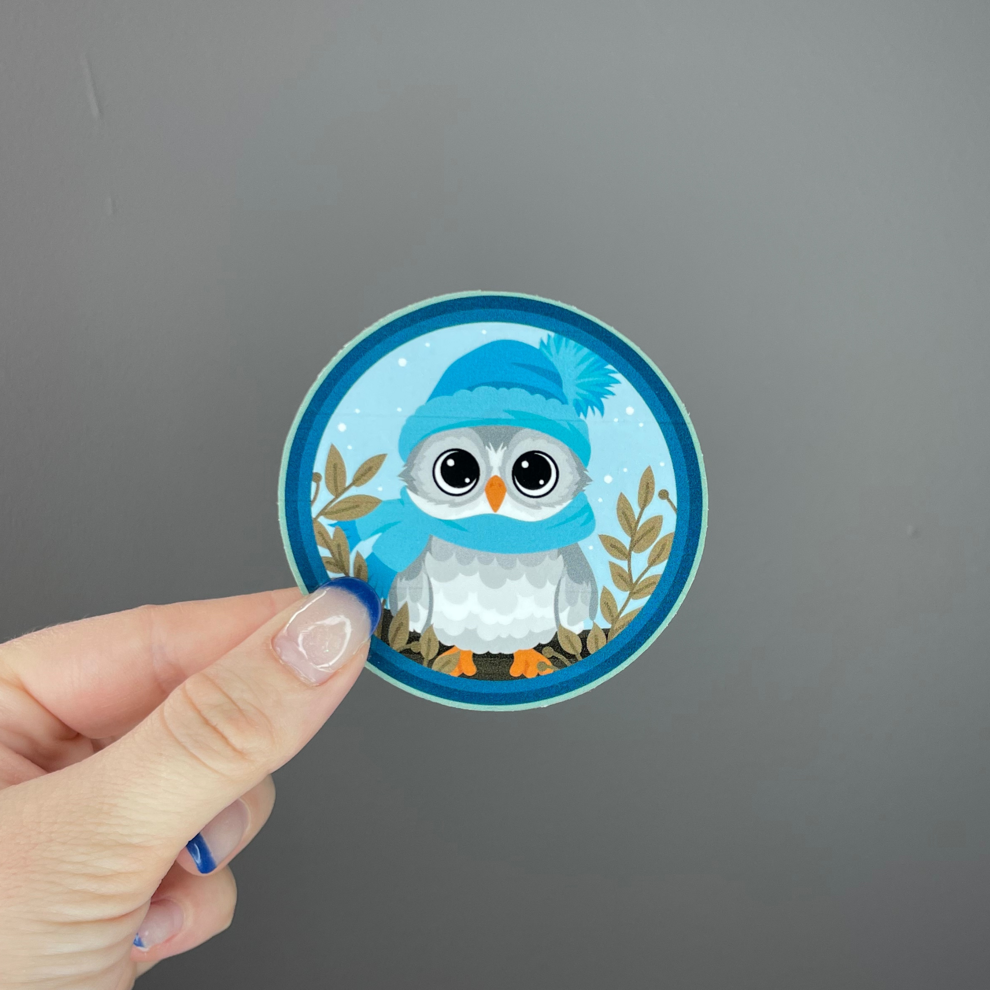 Blue Owl Sticker