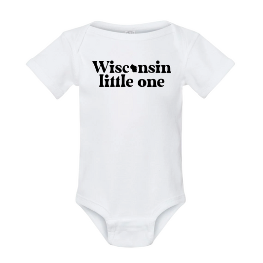 Wisconsin Little One Onesie - front view