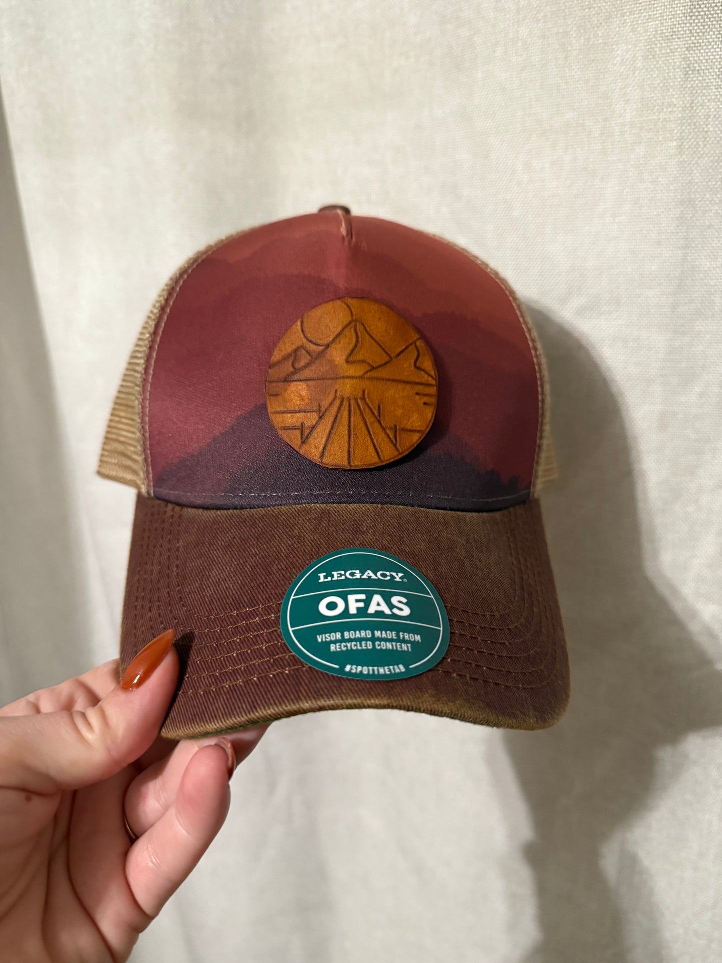 Minnesota Leather Patch Hat