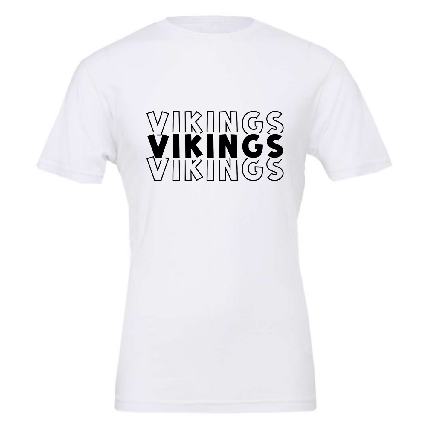 LuckyLuDesigns Minnesota Vikings Football T-Shirt | MN Skol Vikes Graphic Tee | NFL 2X-Large